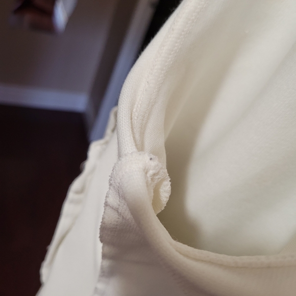 ADIDAS Offwhite Athletic Jacket w/versatile hood XL - Picture 9 of 10